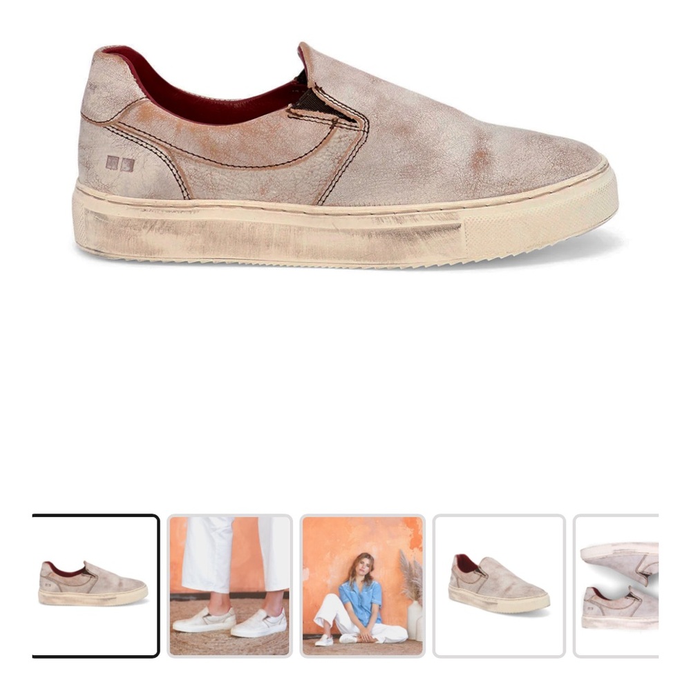 Bedstu Beige Slip-On Sneakers
